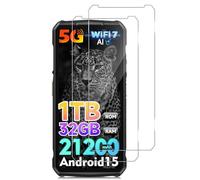 Xunzii Protector de Pantalla para Ulefone Armor 29 Ultra/Armor 27 [2 Pzs], Cristal Templado Antiarañazos, Antihuellas, Sin Burbujas, Dureza 9H, 0.33 mm Ultra Transparente, Ultra Resistente