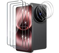 Xunzii Protector de Pantalla para VIVO X300 Ultra, 3 Piezas Cristal Templado y 3 Piezas Protector Lente Cámara, 9H Dureza HD Sensibilidad Resistente a Arañazos Vidrio Templado