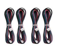 Xuodawer 4 piezas 2M Cables de conector de motor XH2.54 4 pines a XH2.0 6 pines terminales blancos cables paralelos para impresora 3D Stepper