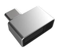 Xuodawer - Lector de huellas digitales para Win10/11, tipo C/USB C, tacto biométrico de 360°, conexión y seguridad con cifrado de documentos