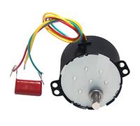 Xuodawer Motor Síncrono de Imán Permanente 50KTYZ CW/CCW Motor de par alto y baja velocidad AC 220 V 6-10 W miniatura (30 /Min)
