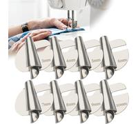 XUPHINX 8 Piezas Juego De Pies para Dobladillo Enrollado para Coser Universal 3-10 Mm De Ancho Prensatelas para Dobladillo Enrollado para Coser Prensatelas para Máquina De Coser Kit De Pie