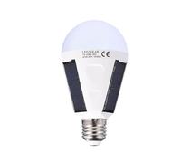 XUPHINX Bombillas solares recargables de 12 W, bombillas de emergencia portátiles, luz blanca para cortes de energía en el hogar o fallas de energía, camping al aire libre (1 paquete)