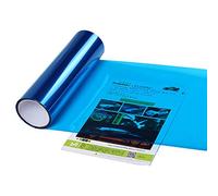XUPHINX Etiqueta autoadhesiva para automóvil, autoadhesiva Etiqueta Adhesiva para automóvil Luz antiniebla Humo Luz Trasera Luces de Faro Tint-Vinyl Film Sheet, Azul, 30x60cm