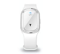 XUPHINX Pulsera Repelente de Mosquitos Repelente de Insectos ultrasónico Control de plagas Pulsera Banda Inteligente para Acampar Escalada Pesca para niños Adultos Blanco