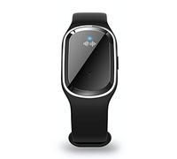 XUPHINX Pulsera Repelente de Mosquitos Repelente de Insectos ultrasónico Control de plagas Pulsera Banda Inteligente para Acampar Escalada Pesca para niños Adultos Negro