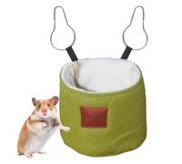 XUQEAYWD Cama de erizo, felpa suave y cálida multifuncional, saco de dormir de jaula de animales pequeños, para interiores, hogar, clima frío, invierno, relajación, hurón, erizo, chinchilla