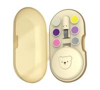 XUQEAYWD Cortauñas Eléctrico Bebé,Máquina Electrónica Para Limar Uñas De Bebé - Pulidora Con 6 Cabezales De Repuesto Para Cuidado De Uñas De Manos Y Pies Para Niños Y Adultos