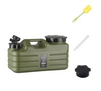 XUQEAYWD Depósito de agua de 5 litros con grifo, 31 x 13,7 x 17 cm, depósito de agua con tapa, recipiente para agua potable, dispensador de bebidas de agua para senderismo, picnic, camping,