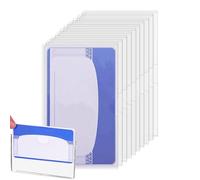 XUQEAYWD Funda para tarjetas de salud, funda impermeable para tarjetas de seguro médico, funda delgada y multifunción para carné de conducir como práctica, Vertical, ver descripción, Ver descripción