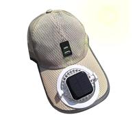 XUQEAYWD Gorra de béisbol solar con visera alargada y ventilador solar | Cómodo sol UV para pesca, ciclismo, golf, senderismo