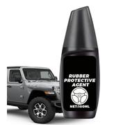 XUQEAYWD Protector de Goma,Seguro Duradero 100 ml - Restaurador De Molduras Negro - para Conservacion Limpieza Diaria Mantenimiento Proteccion Exterior Interior Durabilidad Actividades