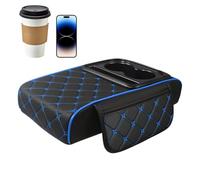 XUQEAYWD Reposabrazos para Coche,Compartimento de Almacenamiento para Consola Central de Automóvil | Cojín para reposabrazos - para Interior de Vehículo Camión Oficina Hombres y Mujeres