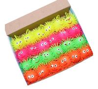 XuQiZZpp 24 bolas iluminadas para el día de San Valentín para niños, bolas de rebote, regalos de fiesta, bolsa de regalo
