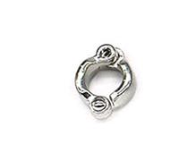 XuQiZZpp 50 anillos de metal para patas de loro, patas de apertura activa, para pájaros pequeños y grandes, clips de aleación para volar fuera de pollo, bandas pequeñas