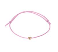 XuQiZZpp Abalorio de corazón ajustable de cábala hecho a mano con diseño de buena suerte, cuerda roja, decoración de joyería a la moda, talla única, como se describe