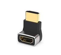 XuQiZZpp Adaptador compatible con HDMI 2.1 macho a hembra, extensor de 8 K, 60 Hz, 4 K, 120 Hz, 48 Gbps, video para laptop, adaptador de proyector macho a hembra