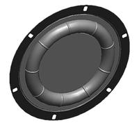 XuQiZZpp Altavoz de graves impresionante de 6.5/8 pulgadas Woofer Radiador de goma y cuerno de hierro Diafragma para fiestas y eventos, controlador de baja frecuencia