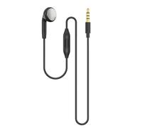 XuQiZZpp Auriculares de un solo lado con micrófono para teléfonos inteligentes, auriculares intraurales seguros, cable reforzado, amplio uso, auricular único