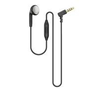 XuQiZZpp Auriculares de un solo lado con micrófono para teléfonos inteligentes, auriculares intraurales seguros, cable reforzado, amplio uso, auricular único
