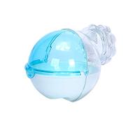 XuQiZZpp Baño de arena para hámster con tapa, bañera externa, inodoro desmontable para casas de jerbos y escondites, casas y escondites, accesorios de caja de arena, contenedor de casa