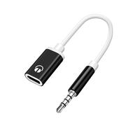 XuQiZZpp Cable adaptador de auriculares analógicos tipo C que conecta auriculares de 3,5 mm a dispositivos móviles para música y llamadas, adaptador de auriculares analógicos