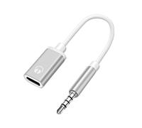 XuQiZZpp Cable adaptador de auriculares analógicos tipo C que conecta auriculares de 3,5 mm a dispositivos móviles para música y llamadas, adaptador de auriculares analógicos