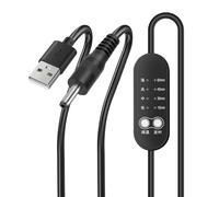XuQiZZpp Cable USB a DC35135 recubierto de PVC con controles de temperatura y sincronización fáciles para accesorios de calefacción, cojines de asiento