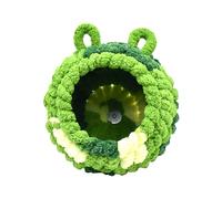 XuQiZZpp Cama para pájaros, loros, nido de felpa, casa de árbol colgante para pájaros pequeños, hámster, portátil, tornillo fijo para pájaros, juguete para pájaros
