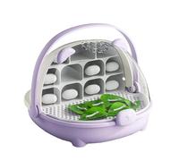 XuQiZZpp Cámara de crecimiento transpirable, caja de cría transparente, fácil de transportar con asa para un transporte cómodo y seguro