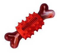 XuQiZZpp Cepillo de dientes molar con forma de hueso para perros grandes, resistente a las mordeduras, cepillo de dientes de goma natural