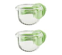 XuQiZZpp Comederos de pájaros fáciles de limpiar para loros, jaulas de amplia apertura, se adapta a frutas, verduras y mantenimiento regular, fácil de montar