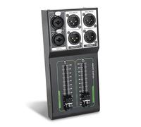 XuQiZZpp Controlador de sonido de música de metal duradero para micrófonos y altavoces, actuaciones de larga duración, conecta y reproduce sin claridad de potencia