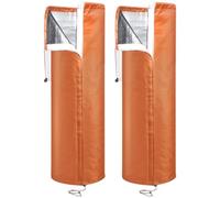 XuQiZZpp Cubierta de doble capa para árbol de heladas, reutilizable, tela Oxford, envoltura adhesiva para cítricos, palmeras y árboles