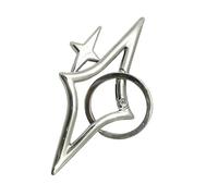 XuQiZZpp Elegante llavero de aleación resistente en forma de estrella con cierre de resorte, accesorio para llevar a diario llavero de estrella, star, Talla única