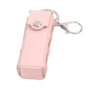 XuQiZZpp Elegante y funcional llavero con colgante de estampado de leopardo para llaves y bolsos, lápiz labial, accesorio de llavero de moda, B, Talla única