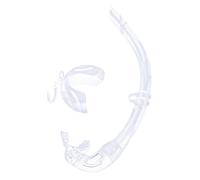 XuQiZZpp Esnórquel de silicona plegable y flexible, enrollable, con estuche de almacenamiento, para buceo, plegable, flexible, enrollable, esnórquel de silicona