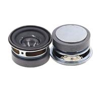 XuQiZZpp Juego de 2 altavoces de graves de 45 mm, 4Ω y 3 W, para sistemas de cine en casa y altavoces de sonido portátiles, accesorio de sistemas de sonido