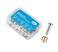 XuQiZZpp Juego de 50 accesorios de tubo de aceite para manguera de freno hidráulico, accesorios de tubo de conexión para piezas de bicicleta, cabezal de freno de bicicleta, aguja de aceite