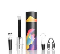 XuQiZZpp Juego de abridor de vino, fácil de quitar corcho, accesorio para amantes, fiestas familiares, regalo de cumpleaños, abrebotellas