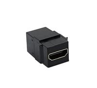 XuQiZZpp Keystones Jackes - Adaptador de enchufe hembra a hembra, vídeo 4K, para placa de pared, conectores Keystones