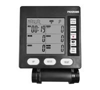 XuQiZZpp Máquina de remo con seguimiento de la salud, velocímetro de fitness con pantalla digital LCD para un análisis completo del entrenamiento