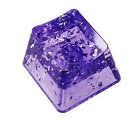 XuQiZZpp Only Keycap, Resins Backlit Translúcido Teclas 1 Teclas de Lentejuelas para Teclados Mecánicos Instalación OEM Altura