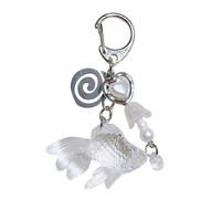 XuQiZZpp Práctico llavero con diseño de simbolismo de riqueza y aleación de uso diario resistente a daños. Llavero de regalo, blanco, Talla única