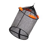 XuQiZZpp Red de pesca plegable de boca abierta grande de nailon con bolsa de cebos para atrapar eficientemente en ríos y lagos