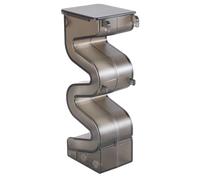XuQiZZpp Soporte vertical de batería con probador de energía para celdas AA/7 para organizar dispositivos en oficinas y hogares, uso de estante de batería con probador