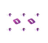 XuQiZZpp Tornillos de montaje de tacos resistentes a la corrosión, placa de bicicleta para zapatos de ciclismo, sistemas de pedales, arandelas