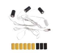 XuQiZZpp USB a celda C y batería LR14 C Fuente de alimentación USB de repuesto de 4.5 V 3 V LR14 adaptador de fuente de alimentación de batería