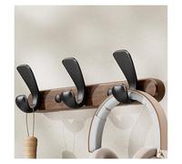 XUQQU Perchero De Madera, Colgador De Pared De Madera, Percha De Pared De Madera, Soporte para Colgar De Madera, Gancho 3/4/5/6/7/8(30cm/11.8in)