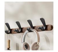 XUQQU Perchero De Madera, Colgador De Pared De Madera, Percha De Pared De Madera, Soporte para Colgar De Madera, Gancho 3/4/5/6/7/8(40cm/15.7in)